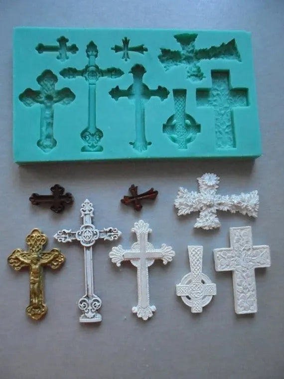 Molde Silicon Cruces Rectangular x 8