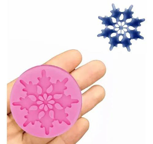 Molde de Silicon Copo de Nieve 4