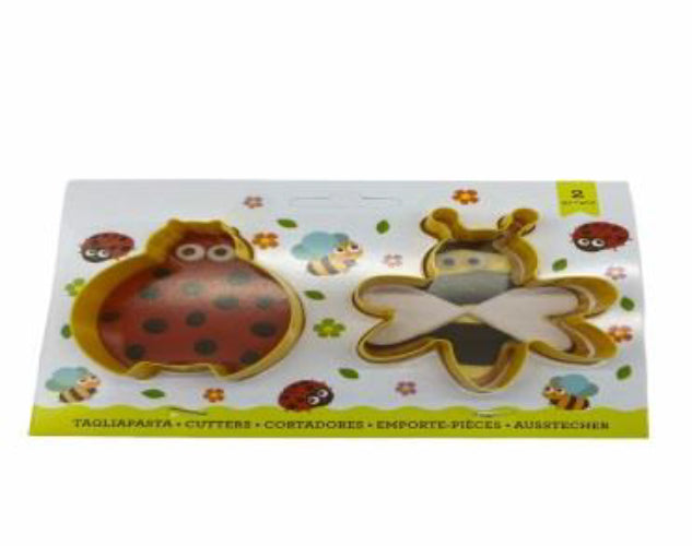 Cortador Galleta Plastico Catarina y Abejita