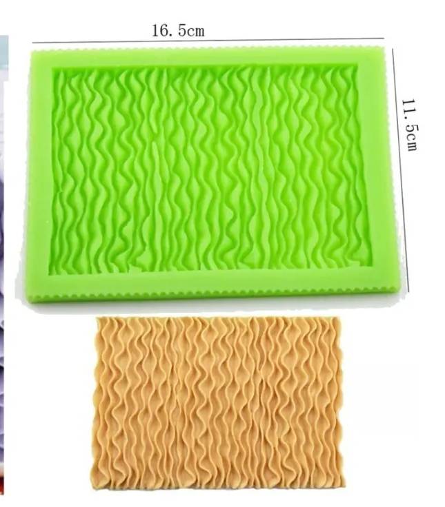 Molde Silicon Textura Scrunch
