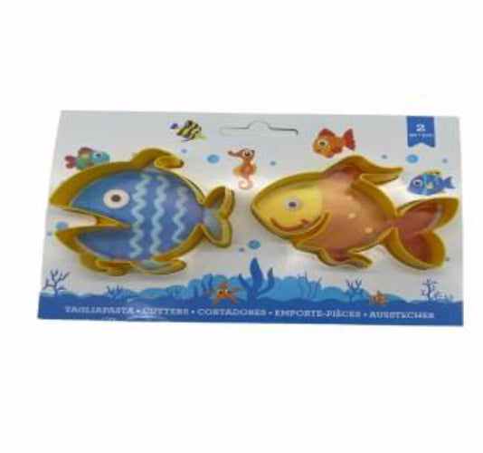 Cortador Galleta Plastico Pescaditos