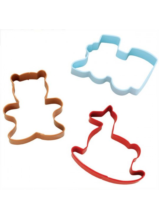 Cortadores Juguetes Navidad 3 pz