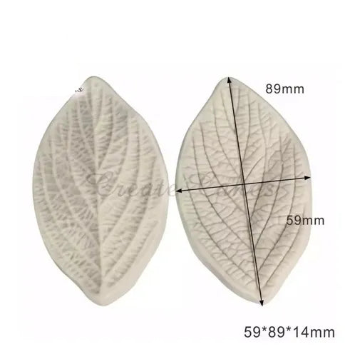 Molde de Silicon Nervador Hoja 5