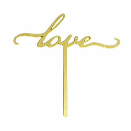 Letrero Love Gold