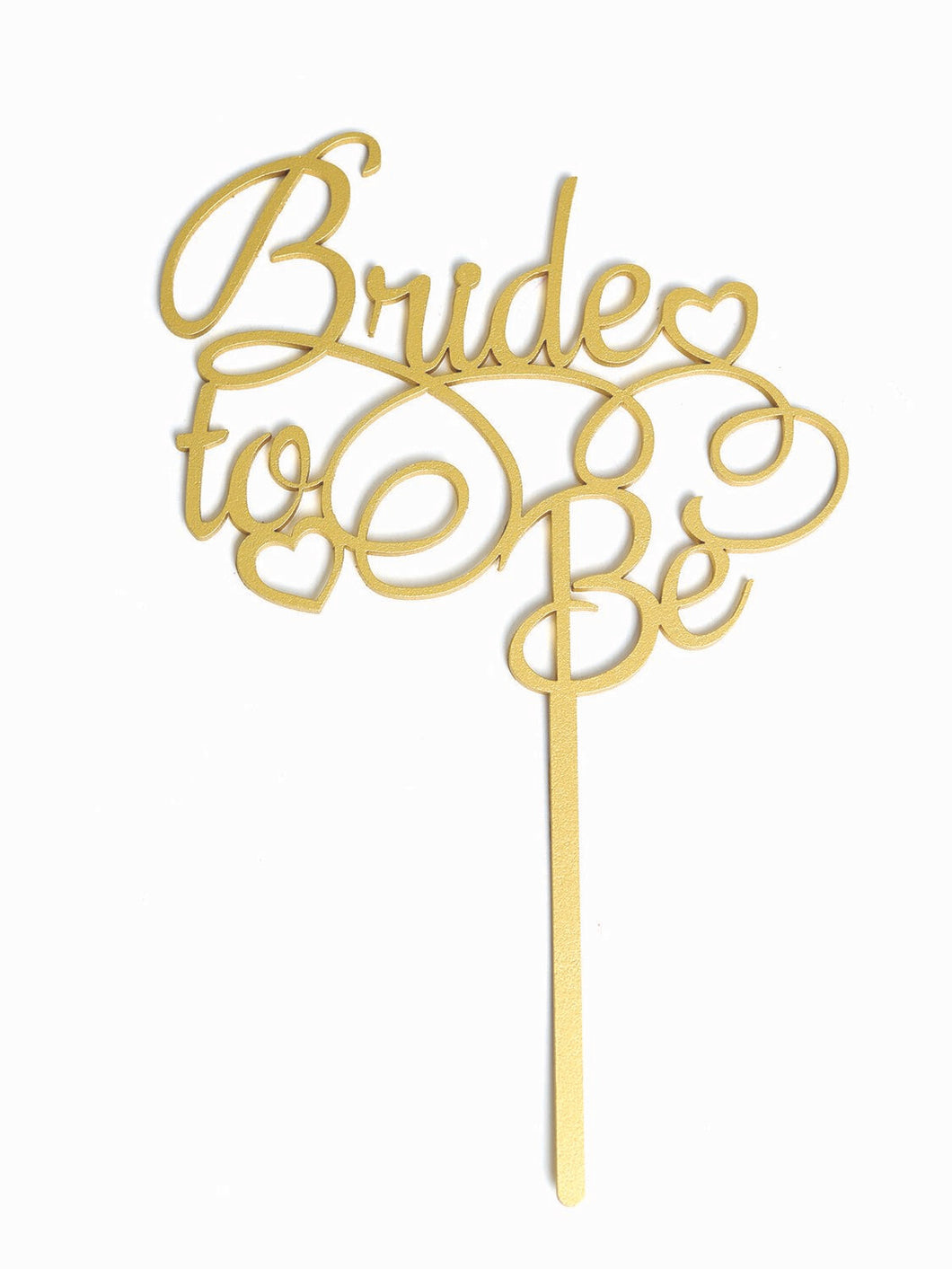 Letrero Bride To Be Gold