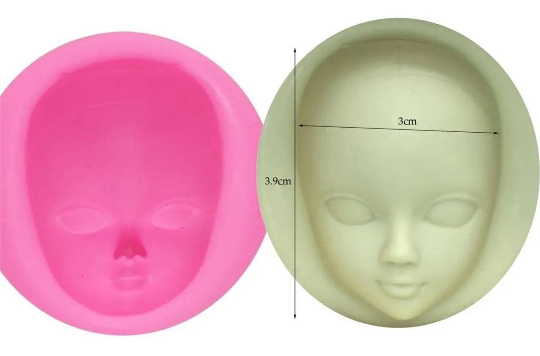 Molde Silicon Cara de Muñeca