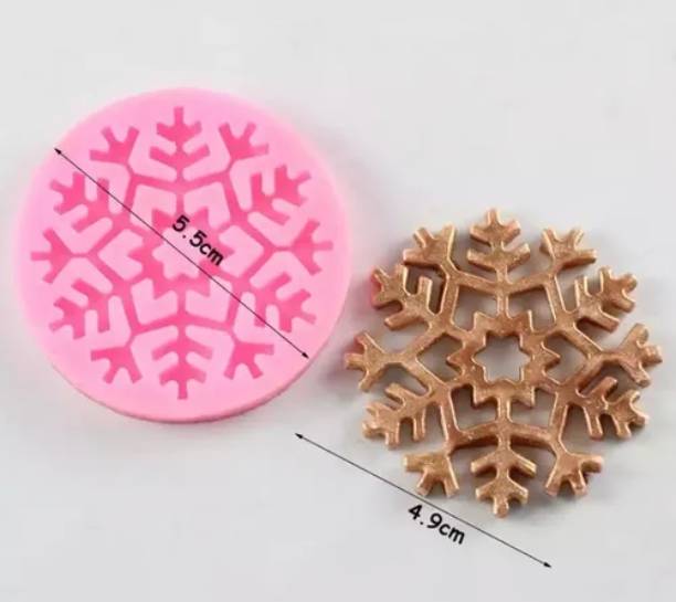 Molde de Silicon Copo de Nieve 1