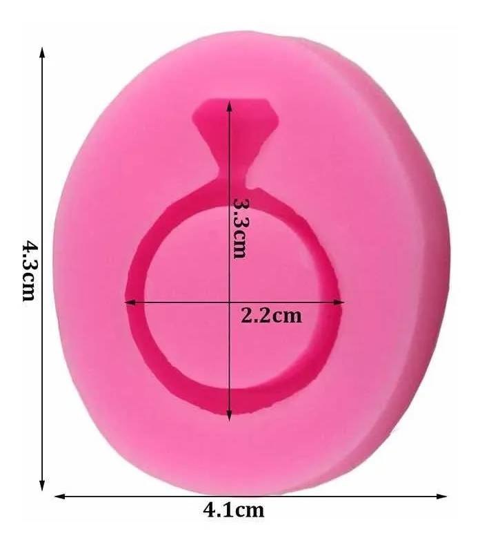 Molde de Silicon Anillo de Compromiso