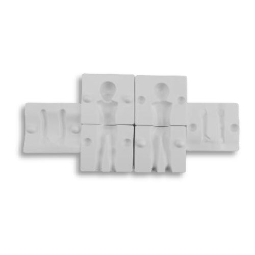 Molde Formador Cuerpo Hombre 3D