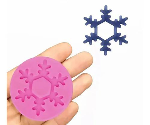 Molde de Silicon Copo de Nieve 5
