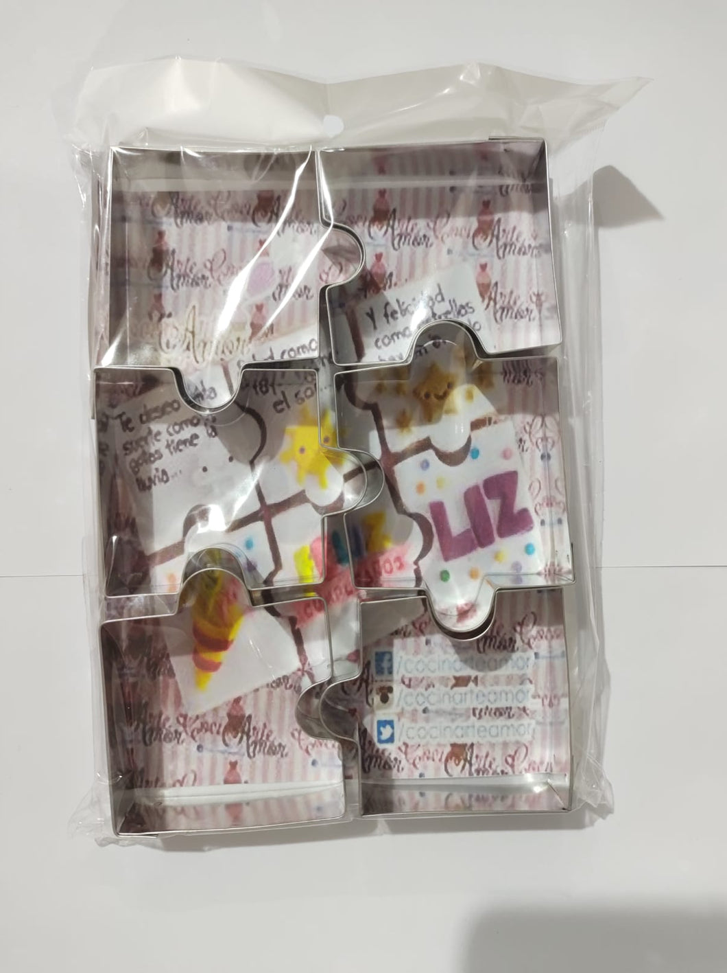 Cortadores Rompecabezas 6 pz