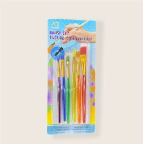 Juego de Pinceles de Colores