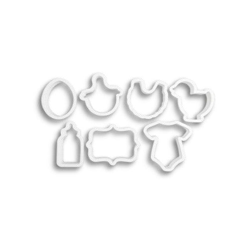 Juego Cortador Plastico Accesorios Bebe 7 pz