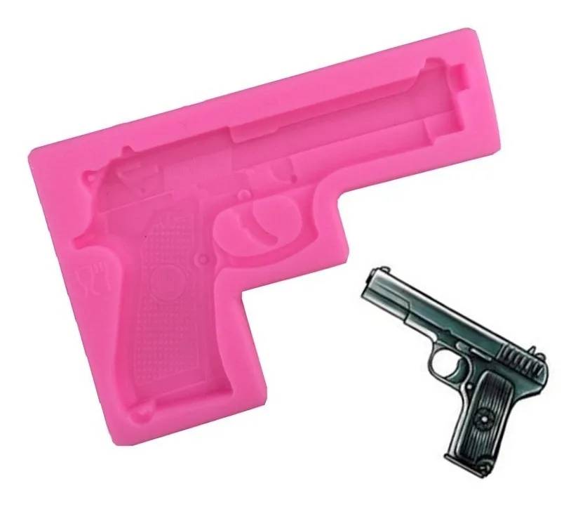 Molde de Silicon Pistola