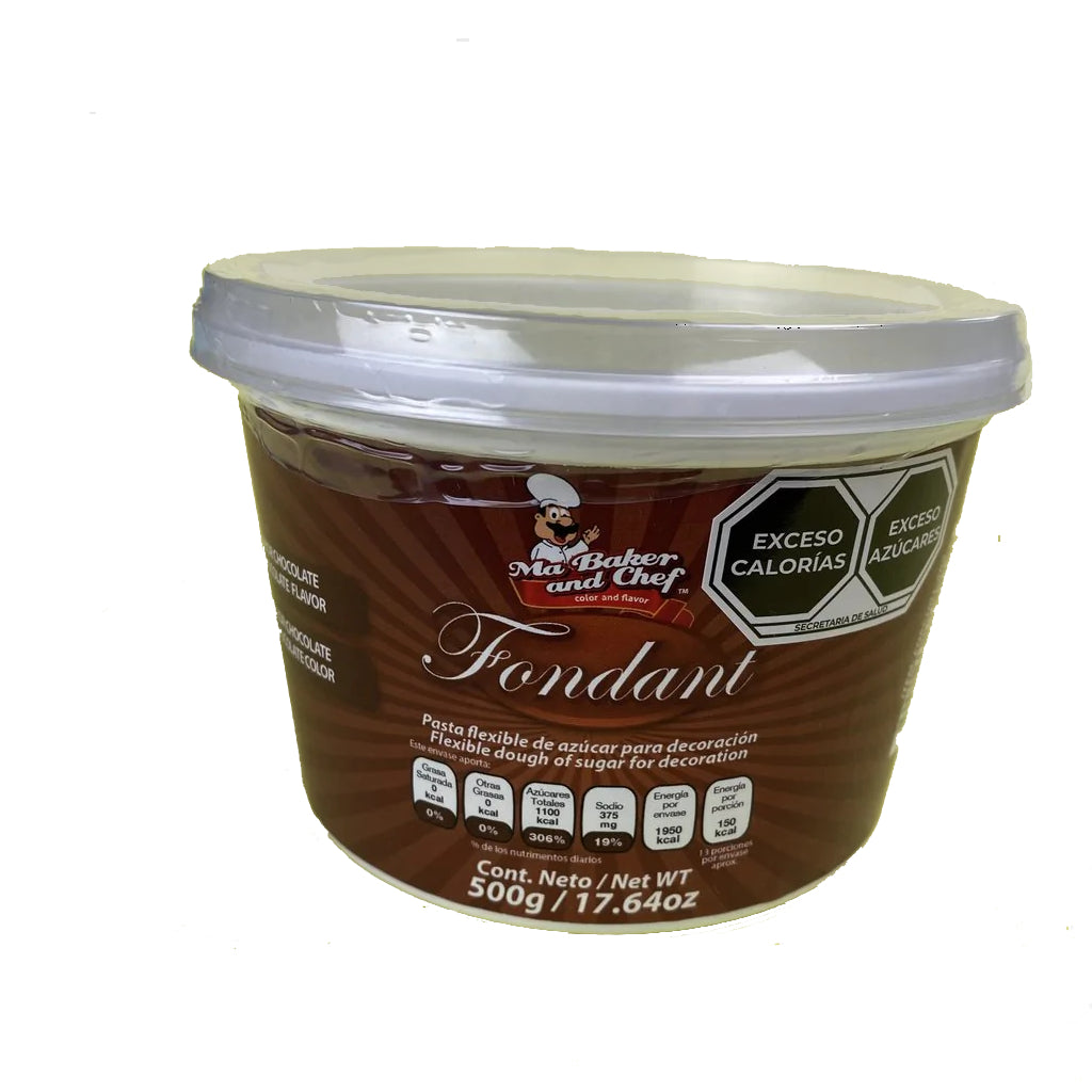 Fondant Cafe Chocolate Sabor Nata Coco 500 gr
