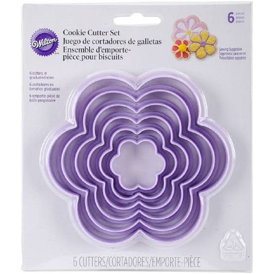Juego de Cortadores Flor 6 pz