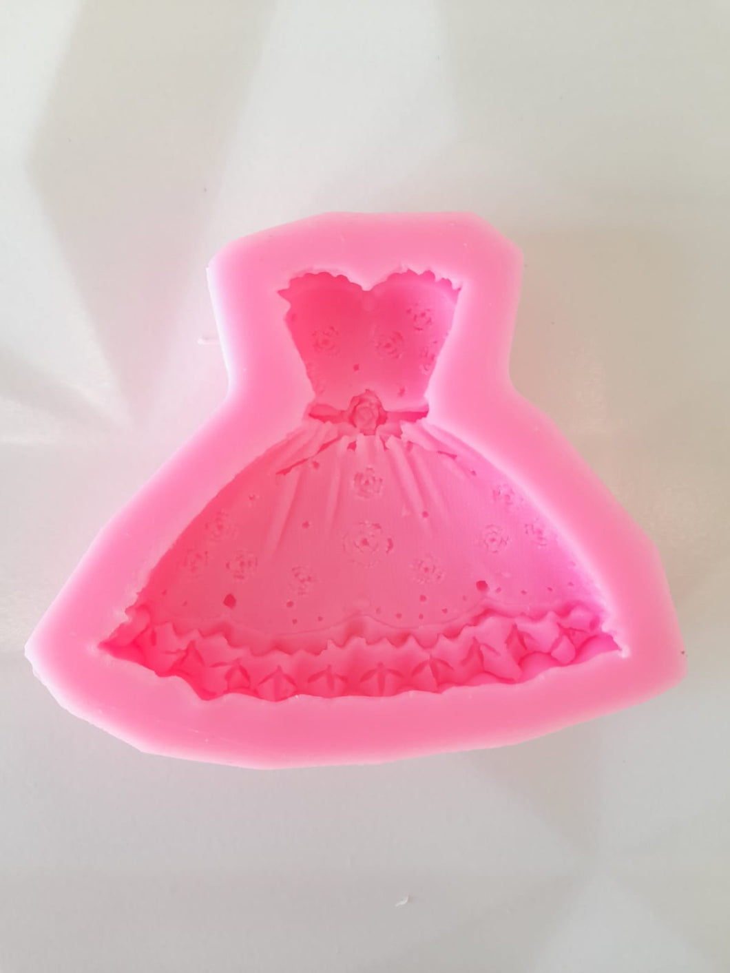 Molde Silicon Fondant Vestido 7 cm