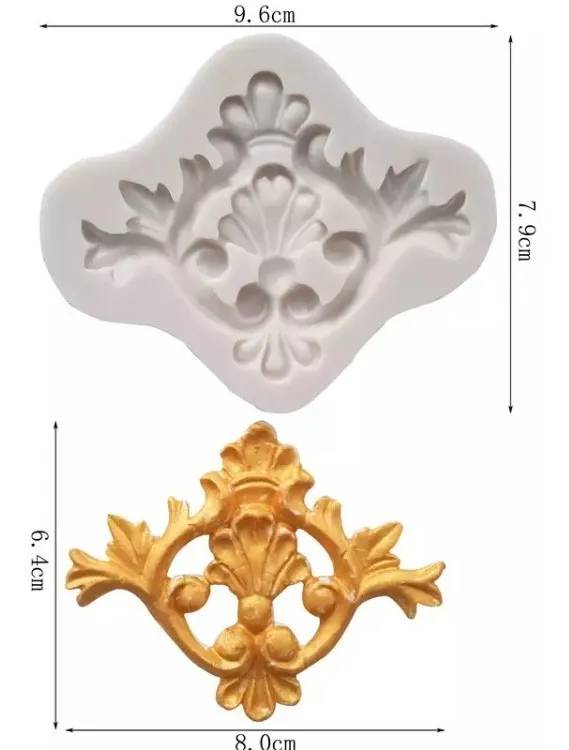 Molde Silicon Aplicacion Rosetas