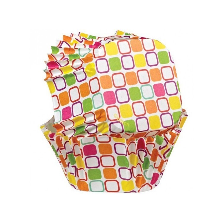 Capacillos Cuadrados Warm Squares 75 pz