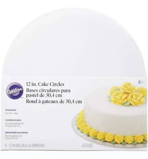 Base Pastel Carton 12 Pulgadas