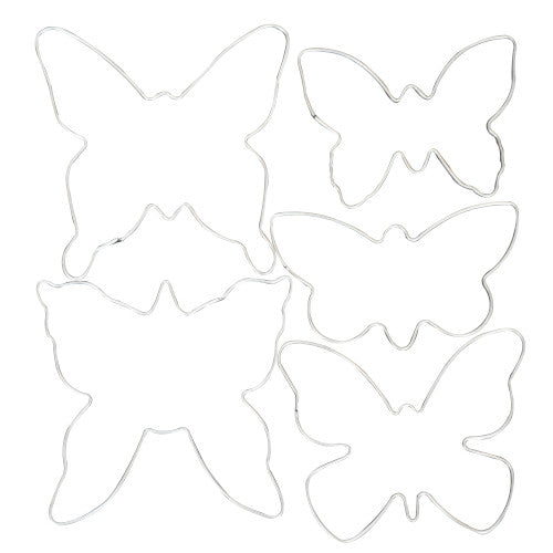 Juego Cortador Metal Mariposas 5 pz