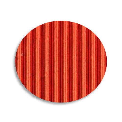 Popote Papel Decorado Rojo Metalico 12pz