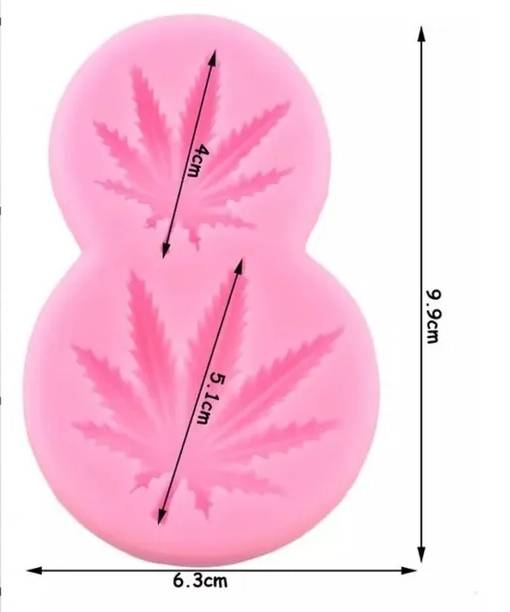 Molde de Silicon Marihuana-2