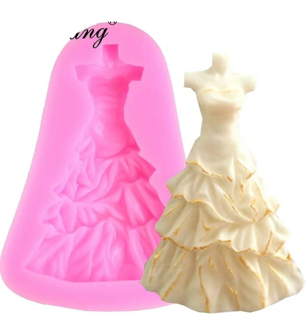 Molde de Silicon Vestido de Novia