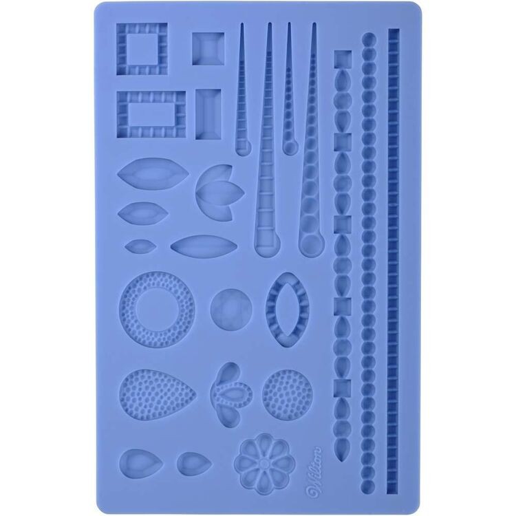 Molde de Silicon Joyas y Perlas