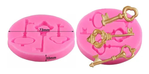 Molde Silicon Llave X 3 Grande
