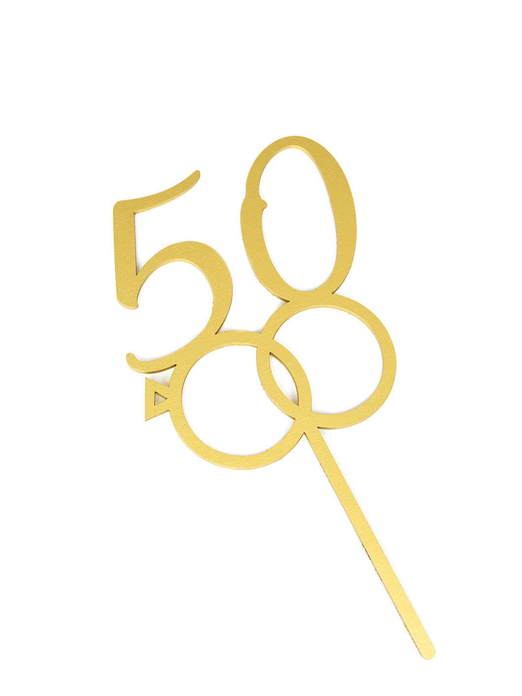 Letrero 50 Aniversario Gold