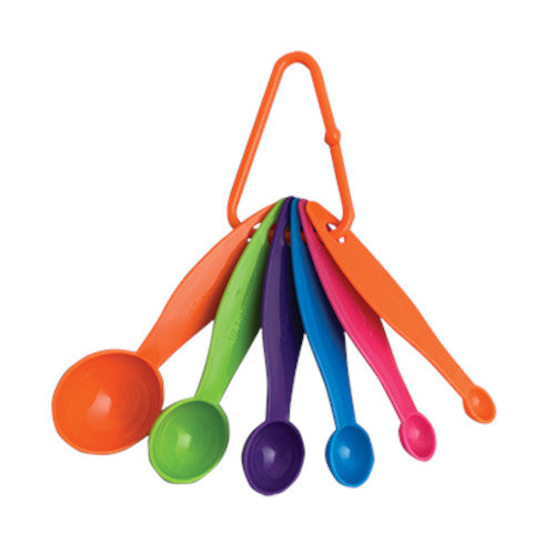 Juego Cucharas Medidoras Colores 6 pz