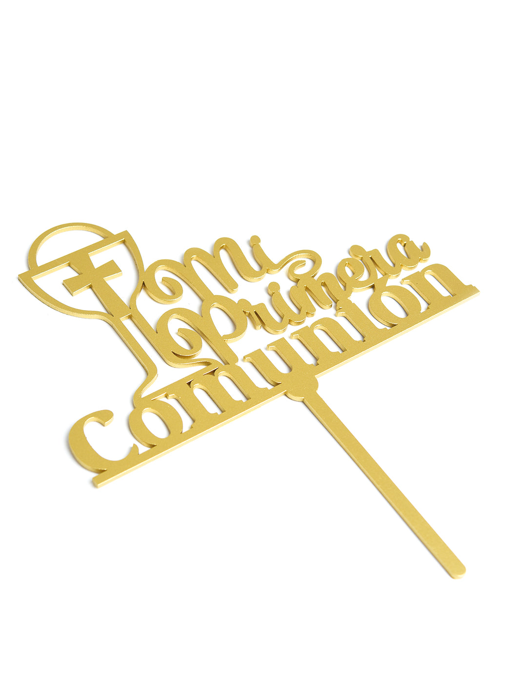 Letrero Primera Comunion Gold