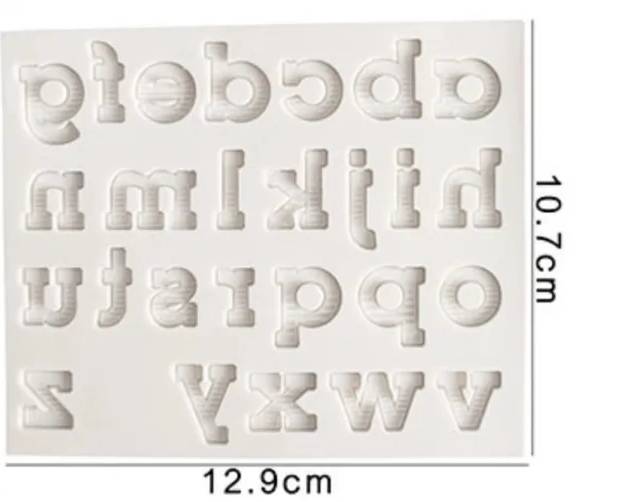 Molde Silicon ABC Lineas Minusculas