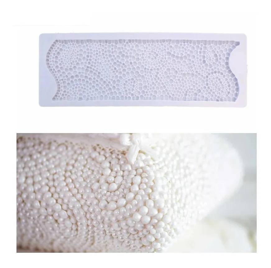 Molde Silicon Textura Perlas