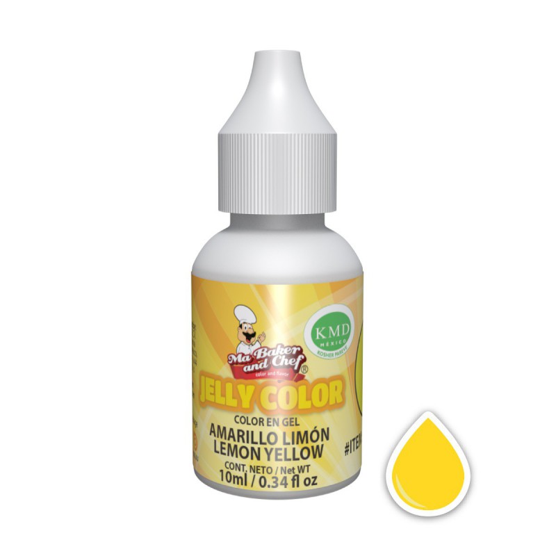 Jelly Color Amarillo Limon 10ml