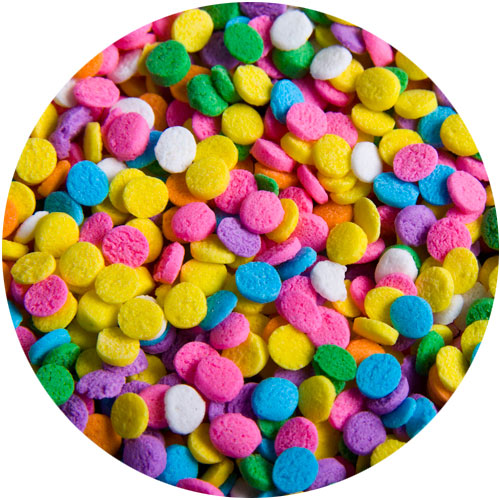 Confetti Lunares  Colores Pastel